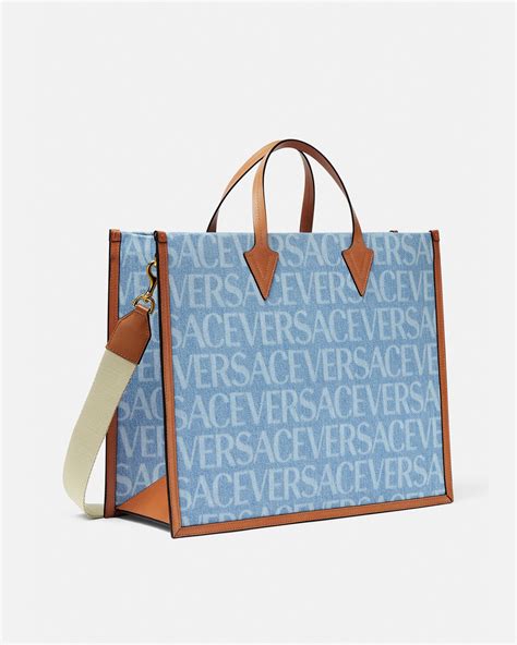 versace tote bag free gift|Versace denim tote.